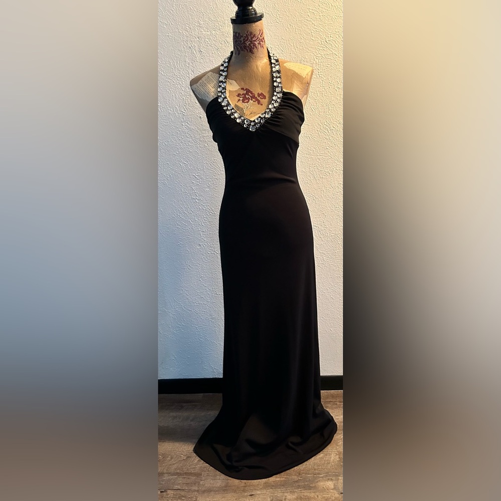 NWT Morgan & Co (Windsor Brand) Elegant Black Dress Size XS